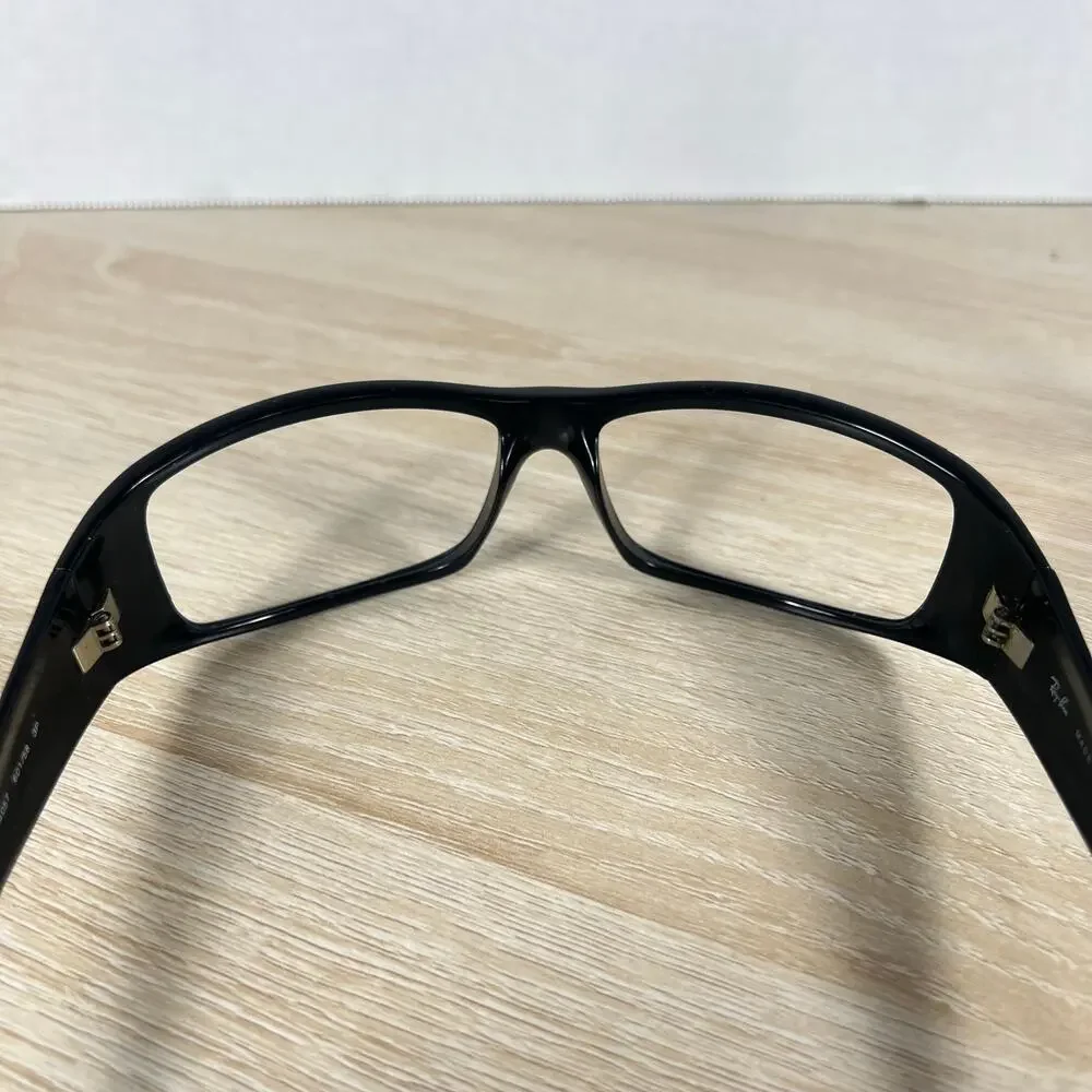 Ray-Ban RB4057 601/58 3P Sunglasses Black Wrap Predator Made in Italy